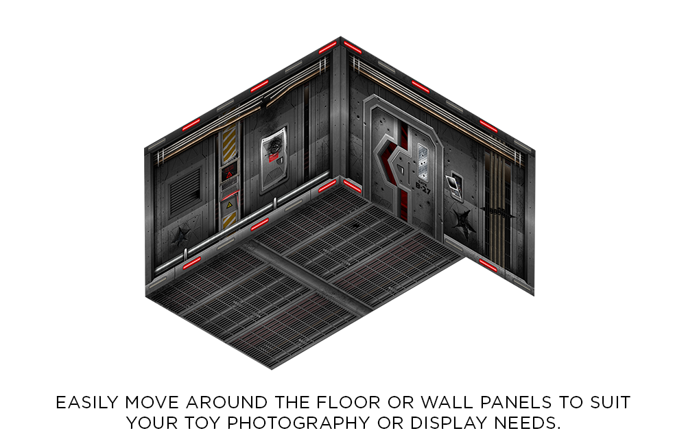 Spaceship Corridor: Battle Damaged